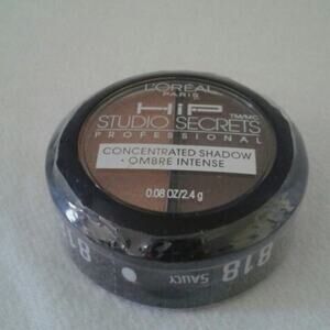 L'OREAL HiP Studio Secrets Eyeshadow Duo Palette #818 Saucy New .08 oz